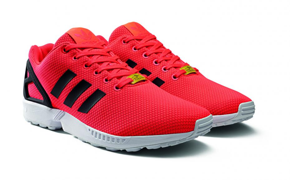 adidas zx flux rouge fluo